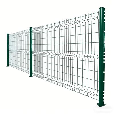 Q235 Low Carbon Steel 3D Bending Fence Roadside Protection And Boundary Fence