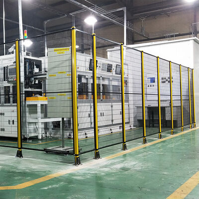 Modular Panel Safety System Robot Safety Fence For Quick Assembly And Protection In Industrial Robotic Applications