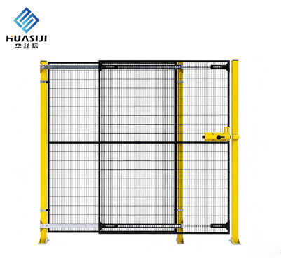 Hsj Aluminum Profile Robot Safety Fence Perimeter Guarding Wire Mesh Partition Industrial Machine Guarding for Robotic Workstation