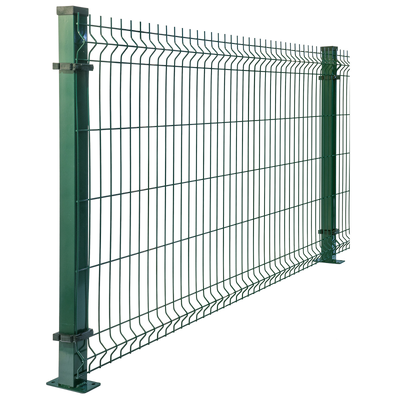 Hsj Factory Price Triangle 3D Curvy Bending Metal Fence Custom Specification Welded Wire Mesh Fencing for Farm and Garden